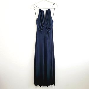 💕 BCBGMaxAzria Black Maxi Dress Gown Women's Size 8